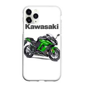 Чехол для iPhone 11 Pro матовый с принтом Kawasaky Ninja 1000 в Тюмени, Силикон |  | Тематика изображения на принте: kawasaky