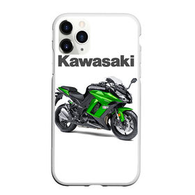 Чехол для iPhone 11 Pro Max матовый с принтом Kawasaky Ninja 1000 в Тюмени, Силикон |  | kawasaky