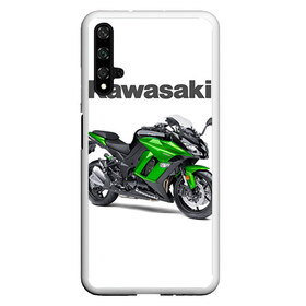 Чехол для Honor 20 с принтом Kawasaky Ninja 1000 в Тюмени, Силикон | Область печати: задняя сторона чехла, без боковых панелей | Тематика изображения на принте: kawasaky