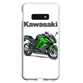 Чехол для Samsung S10E с принтом Kawasaky Ninja 1000 в Тюмени, Силикон | Область печати: задняя сторона чехла, без боковых панелей | kawasaky