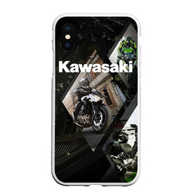 Чехол для iPhone XS Max матовый с принтом Kawasaky в Тюмени, Силикон | Область печати: задняя сторона чехла, без боковых панелей | kawasaky