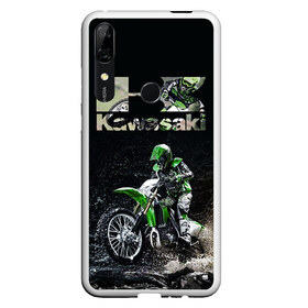 Чехол для Honor P Smart Z с принтом Kawasaky cross в Тюмени, Силикон | Область печати: задняя сторона чехла, без боковых панелей | Тематика изображения на принте: kawasaky