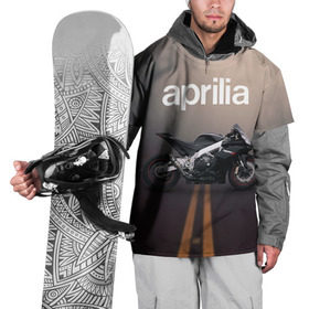 Накидка на куртку 3D с принтом Aprilia RSV4 в Тюмени, 100% полиэстер |  | aprilia