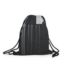 Рюкзак-мешок 3D с принтом Dark world в Тюмени, 100% полиэстер | плотность ткани — 200 г/м2, размер — 35 х 45 см; лямки — толстые шнурки, застежка на шнуровке, без карманов и подкладки | здания | многоэтажное | чб