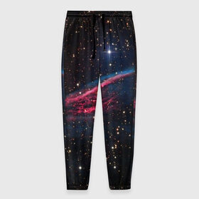 Мужские брюки 3D с принтом Астрал в Тюмени, 100% полиэстер | манжеты по низу, эластичный пояс регулируется шнурком, по бокам два кармана без застежек, внутренняя часть кармана из мелкой сетки | вселенная | галактика | звёзды | космическое пространство | космос | созвездие