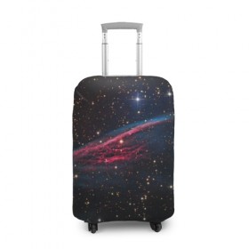 Чехол для чемодана 3D с принтом Астрал в Тюмени, 86% полиэфир, 14% спандекс | двустороннее нанесение принта, прорези для ручек и колес | вселенная | галактика | звёзды | космическое пространство | космос | созвездие
