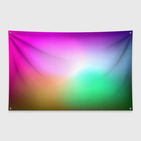 Флаг-баннер с принтом Сочетание красок в Тюмени, 100% полиэстер | размер 67 х 109 см, плотность ткани — 95 г/м2; по краям флага есть четыре люверса для крепления | градиент | пятна | разноцветные