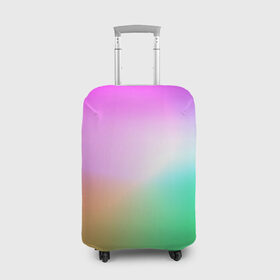 Чехол для чемодана 3D с принтом Сочетание красок в Тюмени, 86% полиэфир, 14% спандекс | двустороннее нанесение принта, прорези для ручек и колес | градиент | пятна | разноцветные