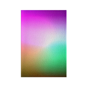 Обложка для паспорта матовая кожа с принтом Сочетание красок в Тюмени, натуральная матовая кожа | размер 19,3 х 13,7 см; прозрачные пластиковые крепления | Тематика изображения на принте: градиент | пятна | разноцветные