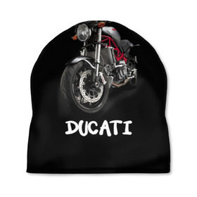 Шапка 3D с принтом Ducati в Тюмени, 100% полиэстер | универсальный размер, печать по всей поверхности изделия | ducati | дукати | мото | мотогонки | мотоспорт | мотоцикл