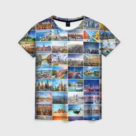 Женская футболка 3D с принтом Знатный турист в Тюмени, 100% полиэфир ( синтетическое хлопкоподобное полотно) | прямой крой, круглый вырез горловины, длина до линии бедер | азия | берлин | вегас | венеция | воспоминания | города | достопримечательности | европа | египет | калифорния | каникулы | лондон | милан | москва | ностальгия | нью йорк | отдых | отпуск | память