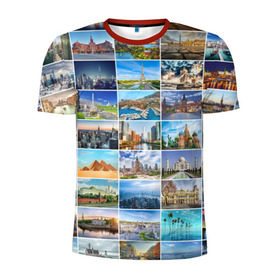 Мужская футболка 3D спортивная с принтом Достопримечательности планеты в Тюмени, 100% полиэстер с улучшенными характеристиками | приталенный силуэт, круглая горловина, широкие плечи, сужается к линии бедра | азия | берлин | вегас | венеция | воспоминания | города | достопримечательности | европа | египет | калифорния | каникулы | лондон | милан | москва | ностальгия | нью йорк | отдых | отпуск | память