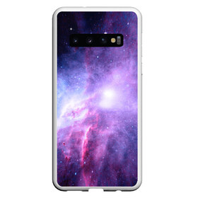 Чехол для Samsung Galaxy S10 с принтом Космический пейзаж в Тюмени, Силикон | Область печати: задняя сторона чехла, без боковых панелей | Тематика изображения на принте: величие | вселенная | галактика | звёздная пыль | звёзды | комета | космос | красота | метеориты | метеоры | млечный путь | планеты | пространство | созвездия