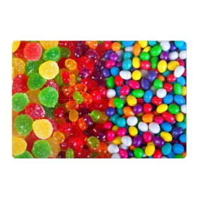 Магнитный плакат 3Х2 с принтом Вкусняшки в Тюмени, Полимерный материал с магнитным слоем | 6 деталей размером 9*9 см | Тематика изображения на принте: вкуснотища | вкусняшки | глазурь | карамельки | конфетки | конфеты | мармеладки | сахар | сладости