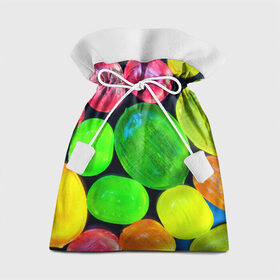 Подарочный 3D мешок с принтом Карамельки в Тюмени, 100% полиэстер | Размер: 29*39 см | Тематика изображения на принте: вкусности | вкусняшки | карамельки | конфетки | конфеты | леденцы | сахар | сладости