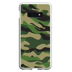 Чехол для Samsung S10E с принтом Лесной камуфляж в Тюмени, Силикон | Область печати: задняя сторона чехла, без боковых панелей | camouflage | forest camouflage | камуфляж | лесной камуфляж