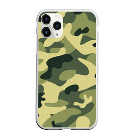 Чехол для iPhone 11 Pro матовый с принтом Зелёный камуфляж в Тюмени, Силикон |  | Тематика изображения на принте: camouflage | green camouflage | зеленый камуфляж | камуфляж