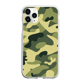 Чехол для iPhone 11 Pro Max матовый с принтом Зелёный камуфляж в Тюмени, Силикон |  | Тематика изображения на принте: camouflage | green camouflage | зеленый камуфляж | камуфляж