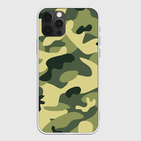 Чехол для iPhone 12 Pro Max с принтом Зелёный камуфляж в Тюмени, Силикон |  | Тематика изображения на принте: camouflage | green camouflage | зеленый камуфляж | камуфляж