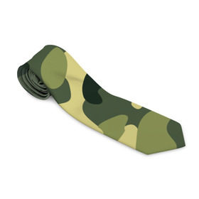 Галстук 3D с принтом Зелёный камуфляж в Тюмени, 100% полиэстер | Длина 148 см; Плотность 150-180 г/м2 | camouflage | green camouflage | зеленый камуфляж | камуфляж