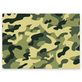 Поздравительная открытка с принтом Зелёный камуфляж в Тюмени, 100% бумага | плотность бумаги 280 г/м2, матовая, на обратной стороне линовка и место для марки
 | Тематика изображения на принте: camouflage | green camouflage | зеленый камуфляж | камуфляж