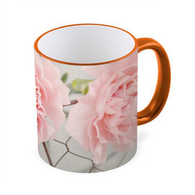 Кружка 3D с принтом Розовый цветок в Тюмени, керамика | ёмкость 330 мл | женская | природа | растения | розовый | цветок | цветы
