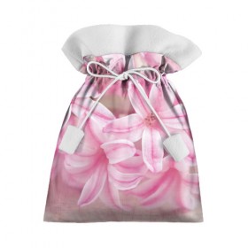 Подарочный 3D мешок с принтом Нежные цветочки в Тюмени, 100% полиэстер | Размер: 29*39 см | розовый | цветок | цветы