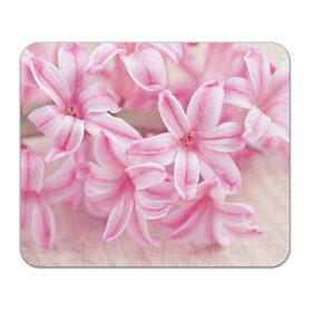 Коврик прямоугольный с принтом Нежные цветочки в Тюмени, натуральный каучук | размер 230 х 185 мм; запечатка лицевой стороны | розовый | цветок | цветы