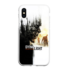 Чехол для iPhone XS Max матовый с принтом Dying Light в Тюмени, Силикон | Область печати: задняя сторона чехла, без боковых панелей | dying light | horror | зомби | ужасы