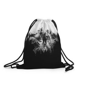 Рюкзак-мешок 3D с принтом Dying Light в Тюмени, 100% полиэстер | плотность ткани — 200 г/м2, размер — 35 х 45 см; лямки — толстые шнурки, застежка на шнуровке, без карманов и подкладки | dying light | horror | зомби | ужасы