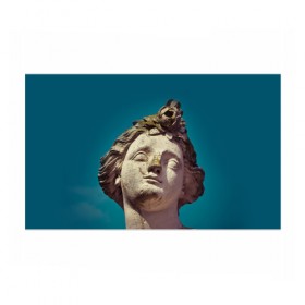 Бумага для упаковки 3D с принтом Статуя в Тюмени, пластик и полированная сталь | круглая форма, металлическое крепление в виде кольца | греция | искусство | мрамор | рим | скульптура | статуя