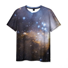 Мужская футболка 3D с принтом Вселенная в Тюмени, 100% полиэфир | прямой крой, круглый вырез горловины, длина до линии бедер | вселенная | галактика | звёзды | космическое пространство | космос | созвездие