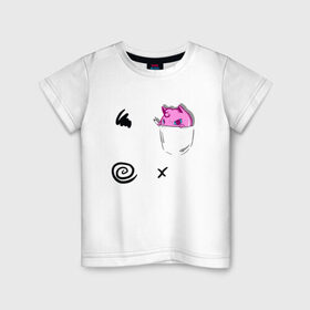 Детская футболка хлопок с принтом Jigglypuff в Тюмени, 100% хлопок | круглый вырез горловины, полуприлегающий силуэт, длина до линии бедер | jigglypuff | pokeball | pokemon | pokemon go | pokemongo