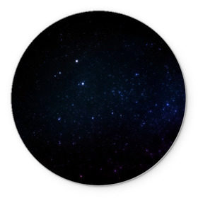 Коврик круглый с принтом Deep Space в Тюмени, резина и полиэстер | круглая форма, изображение наносится на всю лицевую часть | star | звезды
