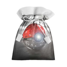 Подарочный 3D мешок с принтом Red and White в Тюмени, 100% полиэстер | Размер: 29*39 см | Тематика изображения на принте: bulbasaur | pikachu | pokemon | squirtle | бальбазар | пикачу | покемон | сквиртл