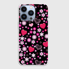 Чехол для iPhone 13 Pro с принтом Волшебный орнамент в Тюмени,  |  | Тематика изображения на принте: heart | любовь | орнамент | сердце | узор