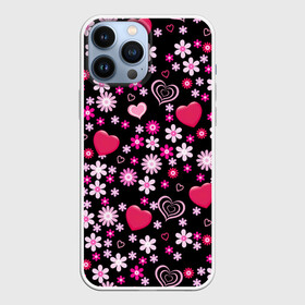 Чехол для iPhone 13 Pro Max с принтом Волшебный орнамент в Тюмени,  |  | Тематика изображения на принте: heart | любовь | орнамент | сердце | узор