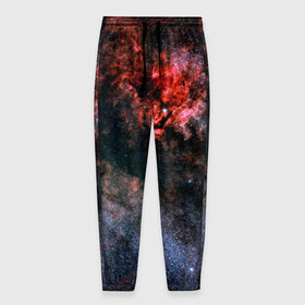 Мужские брюки 3D с принтом Nebula Star в Тюмени, 100% полиэстер | манжеты по низу, эластичный пояс регулируется шнурком, по бокам два кармана без застежек, внутренняя часть кармана из мелкой сетки | вселенная | галактика | звезды | туманность