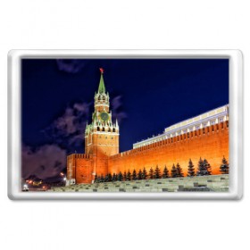 Магнит 45*70 с принтом Кремль в Тюмени, Пластик | Размер: 78*52 мм; Размер печати: 70*45 | moscow | russia | гордость | кремль | москва | отечество | родина | россия | столица