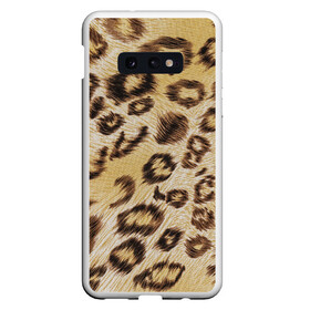 Чехол для Samsung S10E с принтом Леопардовая ткань в Тюмени, Силикон | Область печати: задняя сторона чехла, без боковых панелей | гепард | гламур | леопард | мода | пятна | роскошь | ткань | точки | шерсть