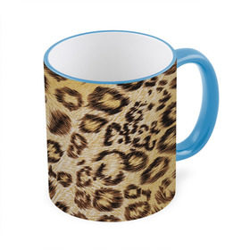 Кружка 3D с принтом Леопардовая ткань в Тюмени, керамика | ёмкость 330 мл | гепард | гламур | леопард | мода | пятна | роскошь | ткань | точки | шерсть