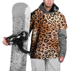 Накидка на куртку 3D с принтом Леопардовая шкура в Тюмени, 100% полиэстер |  | гепард | гламур | леопард | мода | роскошь | шерсть