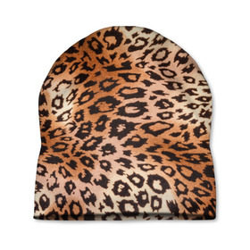 Шапка 3D с принтом Леопардовая шкура в Тюмени, 100% полиэстер | универсальный размер, печать по всей поверхности изделия | Тематика изображения на принте: гепард | гламур | леопард | мода | роскошь | шерсть