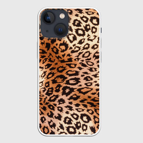 Чехол для iPhone 13 mini с принтом Леопардовая шкура в Тюмени,  |  | гепард | гламур | леопард | мода | роскошь | шерсть