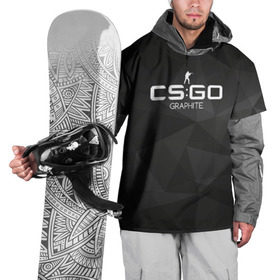 Накидка на куртку 3D с принтом cs:go - Graphite (Графит) в Тюмени, 100% полиэстер |  | Тематика изображения на принте: cs | csgo | го | кс