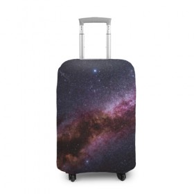 Чехол для чемодана 3D с принтом Млечный путь в Тюмени, 86% полиэфир, 14% спандекс | двустороннее нанесение принта, прорези для ручек и колес | вселенная | галактика | звёзды | космическое пространство | космос | созвездие