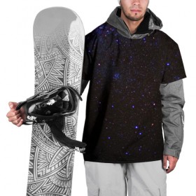 Накидка на куртку 3D с принтом Космос в Тюмени, 100% полиэстер |  | вселенная | галактика | звезды | космос | млечный путь | ночь | планеты