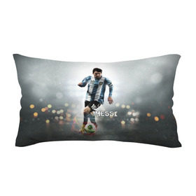 Подушка 3D антистресс с принтом Leo Messi в Тюмени, наволочка — 100% полиэстер, наполнитель — вспененный полистирол | состоит из подушки и наволочки на молнии | barselona | messi | аргентина | барселона | месси | мяч | футбол