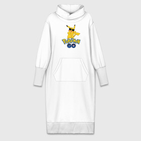 Платье удлиненное хлопок с принтом Pokemon GO в Тюмени,  |  | pikachu | pokeball | доллар | золото | пикачу | покеболл | покемон