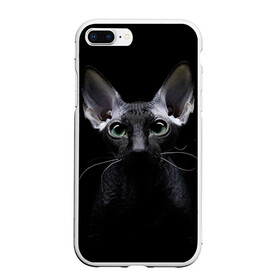 Чехол для iPhone 7Plus/8 Plus матовый с принтом Сфинкс 2 в Тюмени, Силикон | Область печати: задняя сторона чехла, без боковых панелей | Тематика изображения на принте: кот | котенок | котик | котэ | кошка | сфинкс